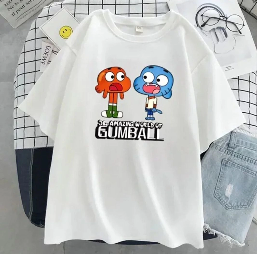 Kids' Unisex Printed T-Shirt - White