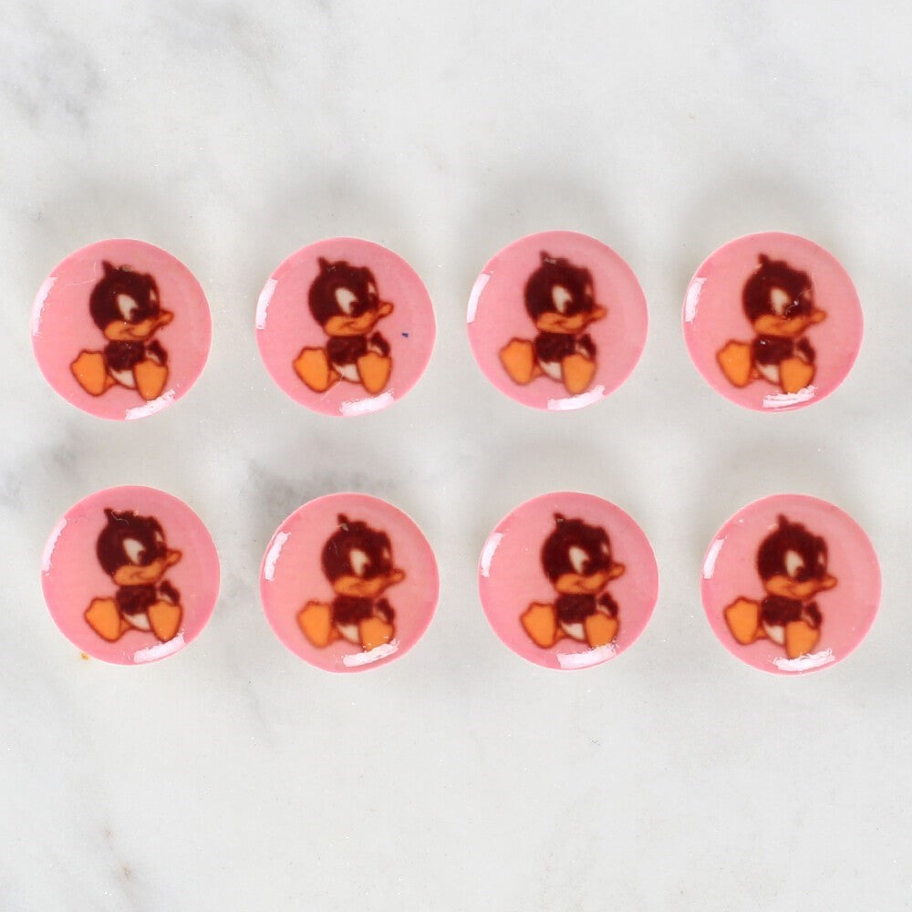 Loren Crafts 8-Piece Duck Button - 1202