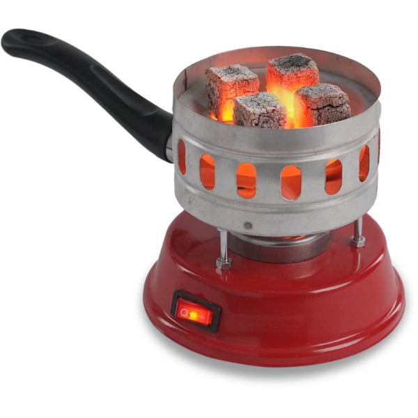 Round Galvanized Electric Hookah Coal Heater