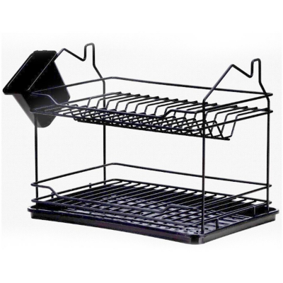 ,EVİM 2 KATLI TABAKLIK SİYAH (5347)