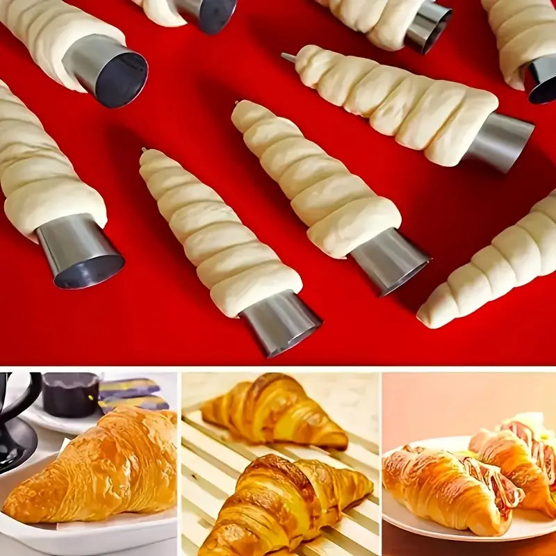 6-Piece Stainless Steel Corne Mold
