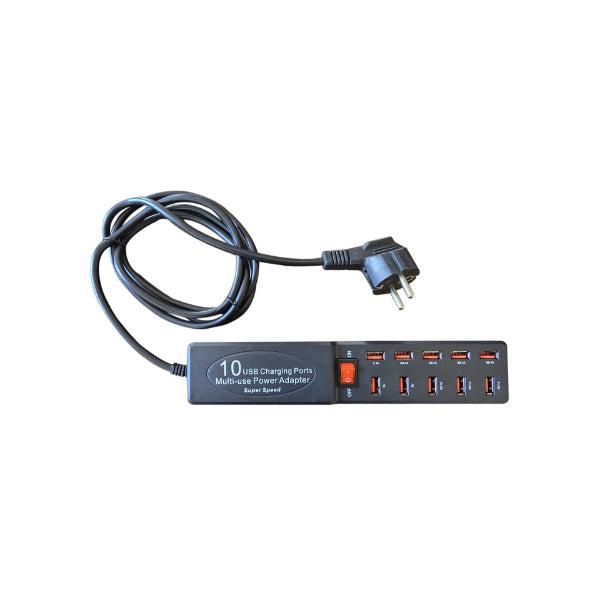 10-Port USB Charging Adapter