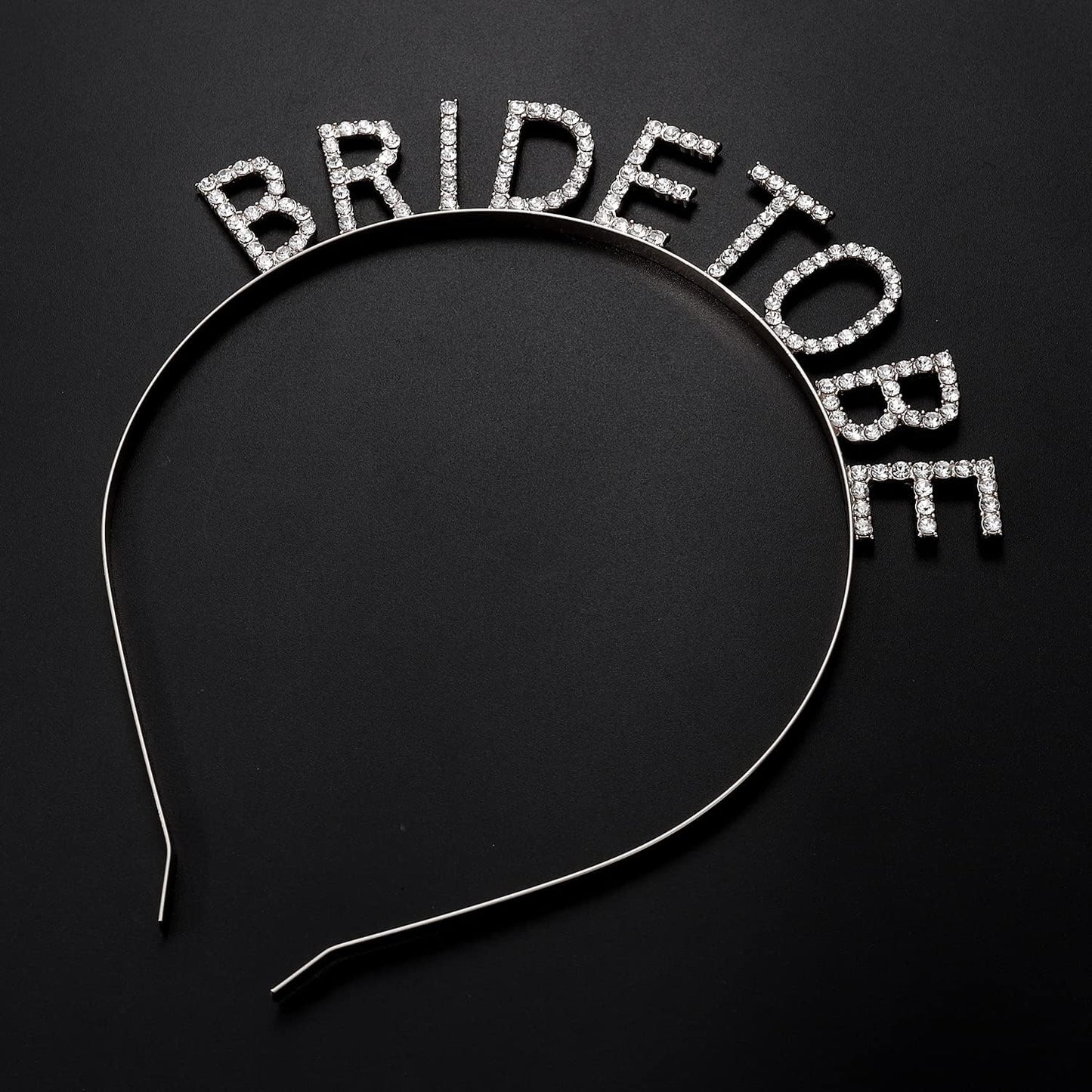 Silver Plated Crystal Rhinestone Bride To Be Tiara
