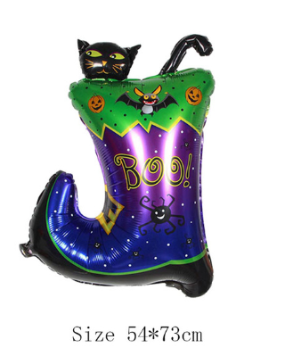Halloween Puss in Boots Foil Balloon