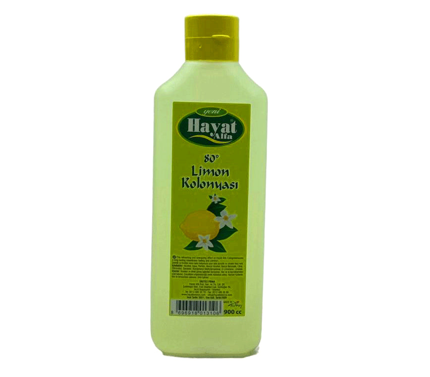 HAYAT 900ML LEMON COLOGNE JERRYCAN (5347)