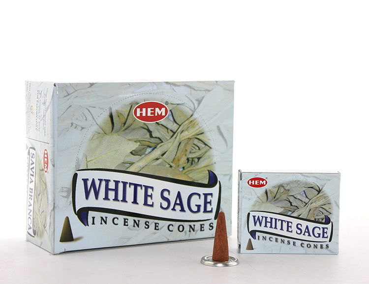 White Sage Scented Cone Incense