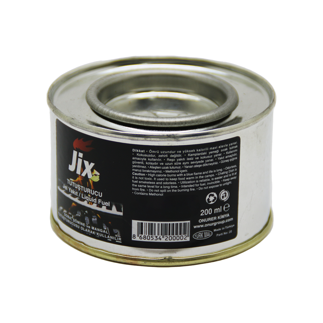 JİX TUTUŞTURUCU 200ML TENEKE JEL YAKIT (5347)