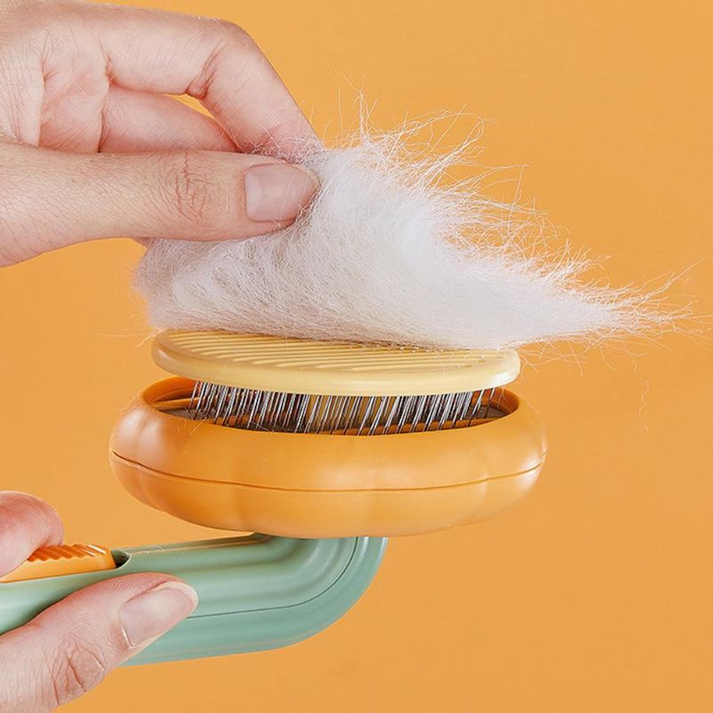 Pumpkin-Designed Pet Comb
