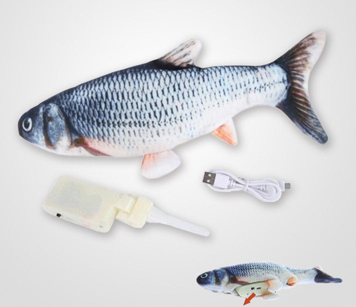 Rechargeable Moving Fish Cat Toy