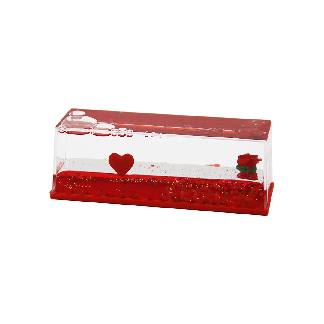 KIRMIZI SU KALP - GÜL D.GEN MİKA YÜZEN BATMAYAN DEKORATİF BİBLO AKVARYUM5.2X15.2X5.3CM (5347)