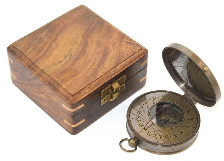 Wooden Boxed Compass Model 8