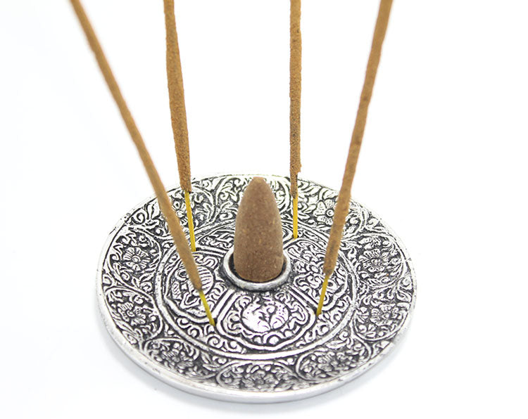 Metal Round Incense Holder Model 5