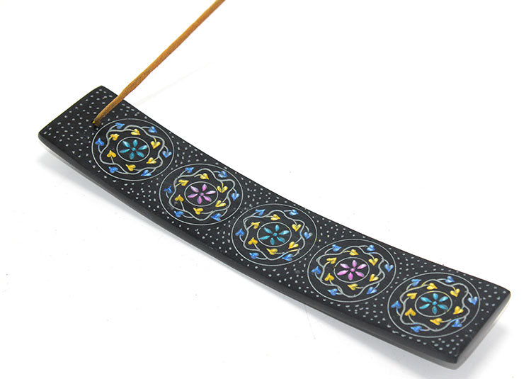مبخرة حجر السبج الأسود على شكل قارب موديل 3