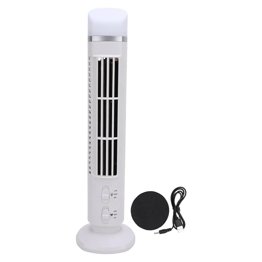 Kule Tipi USB Elektrik Fan Yapraksız Klima Fanı (5347)