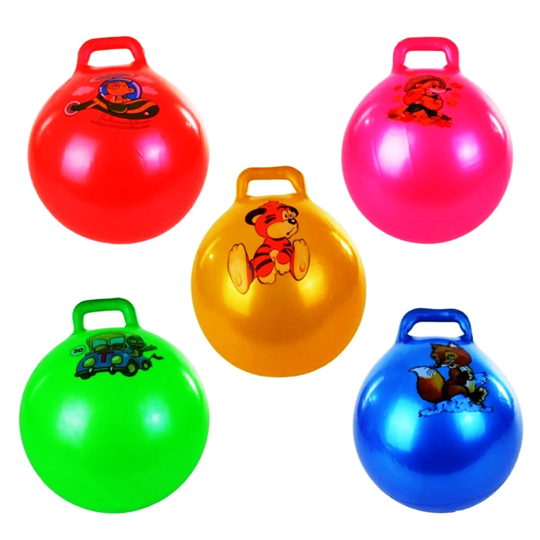 HOPPING BALL WITH HANDLES - PLATES BALL (5347)