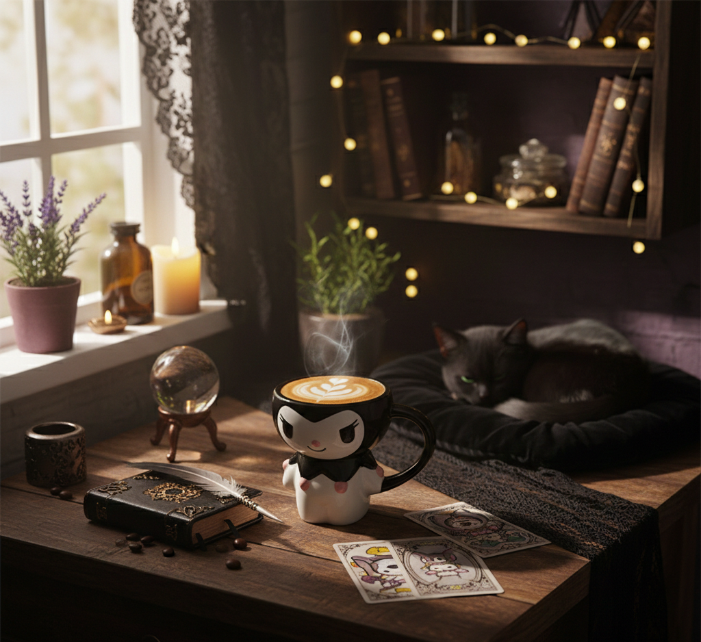 Sanrio Kuromi Mug with Lid
