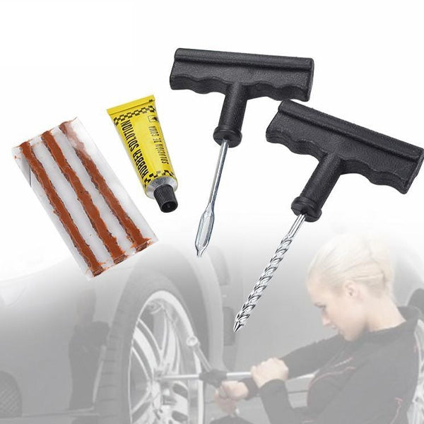 طقم إصلاح إطارات السيارة