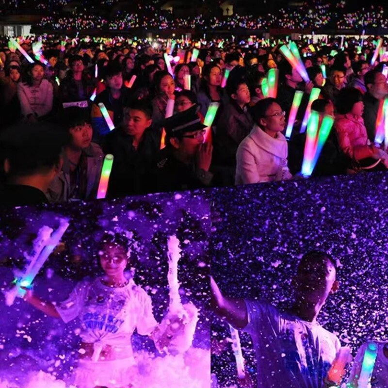 LED Light-Up Colorful Sponge Party Stick 46 cm (5347)
