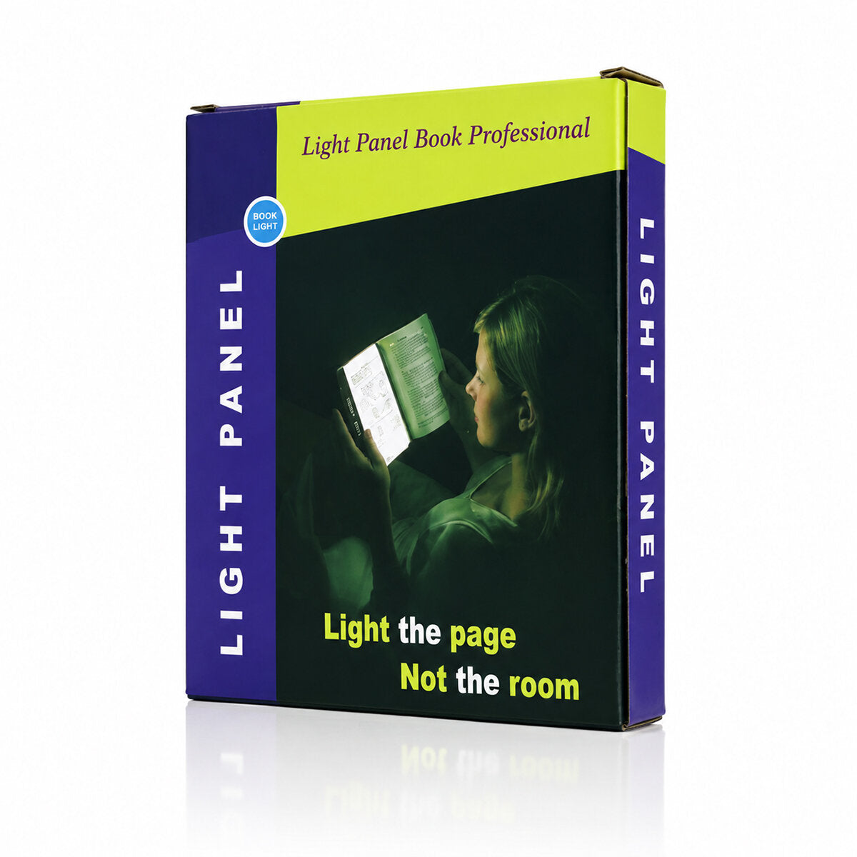 LIGHT PANEL KİTAP SAYFA AYDINLATMA LED PANELİ KİTAP OKUMA PİLLİ 15X17CM İ10-027 (5347)