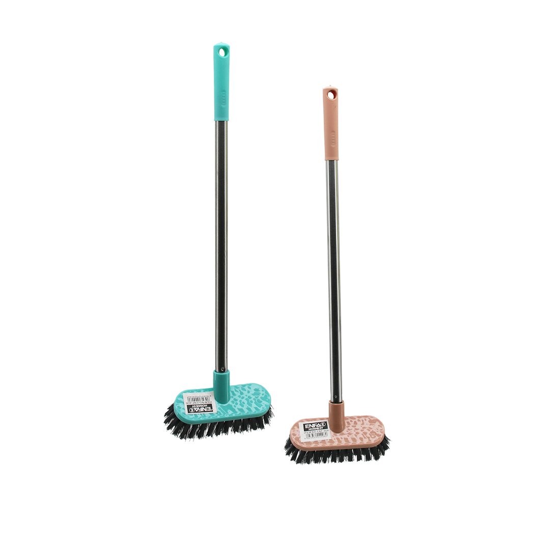 MİNİ TEMİZLİK FIRÇASI ORTA SERT KILLAR METAL SAPLI=40CM - 4.5X12.5CM (5347)