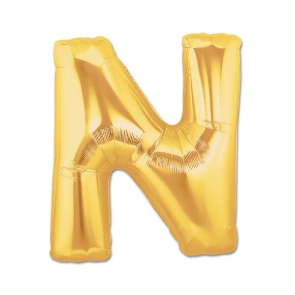 Gold Foil Letter Balloon 1 Meter
