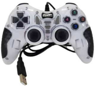 GAME CONTROLLER USB 2.0 DOUBLE SHOCK PL-2585 (5347)
