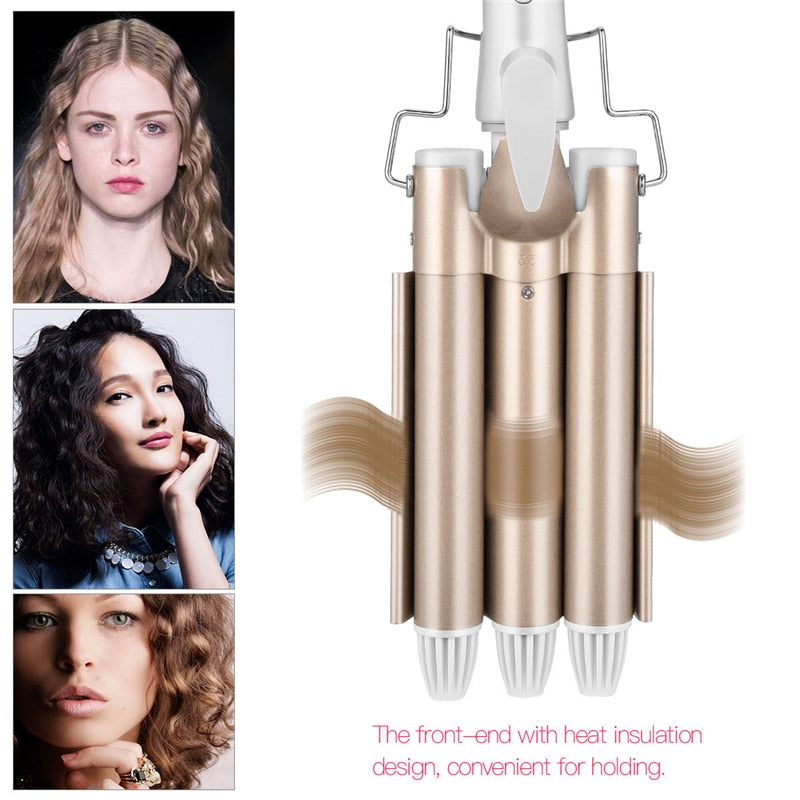 Professional Ceramic Water Ripple Hair Curler (5347)