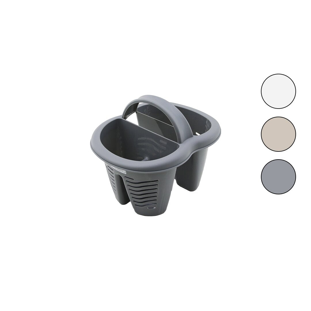 QLUX L-00515 HEYBE KAŞIKLIK TEZGAH ÜSTÜ 4 BÖLMELİ - PLASTİK (5347)