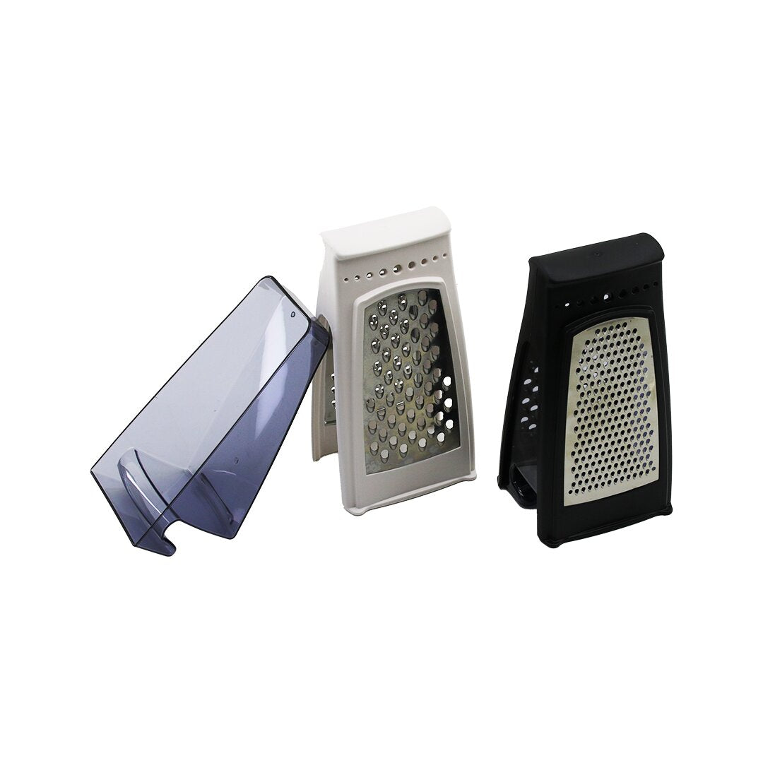 QLUX L-00667 مبشرة بلاستيكية مزدوجة الوجه شفافة من الميكا والكريستال مع وعاء عمودي: القاعدة 9 × 10.5 سم، الارتفاع 21 سم (5347)