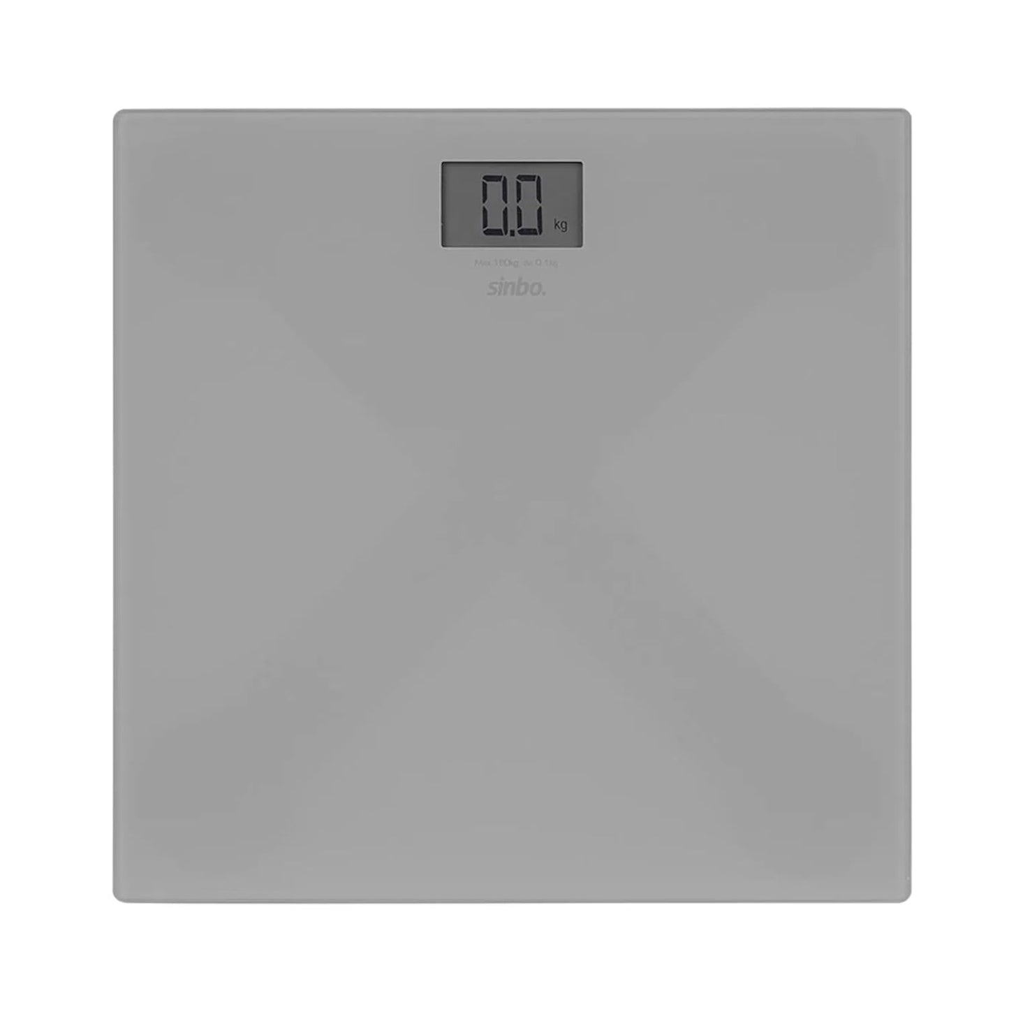 SİNBO SBS-4451 DİJİTAL - PİLLİ GRİ CAM BANYO BASKÜL TERAZİ TARTI LCD EKRAN 180KG/100GR 26X26CM (5347)