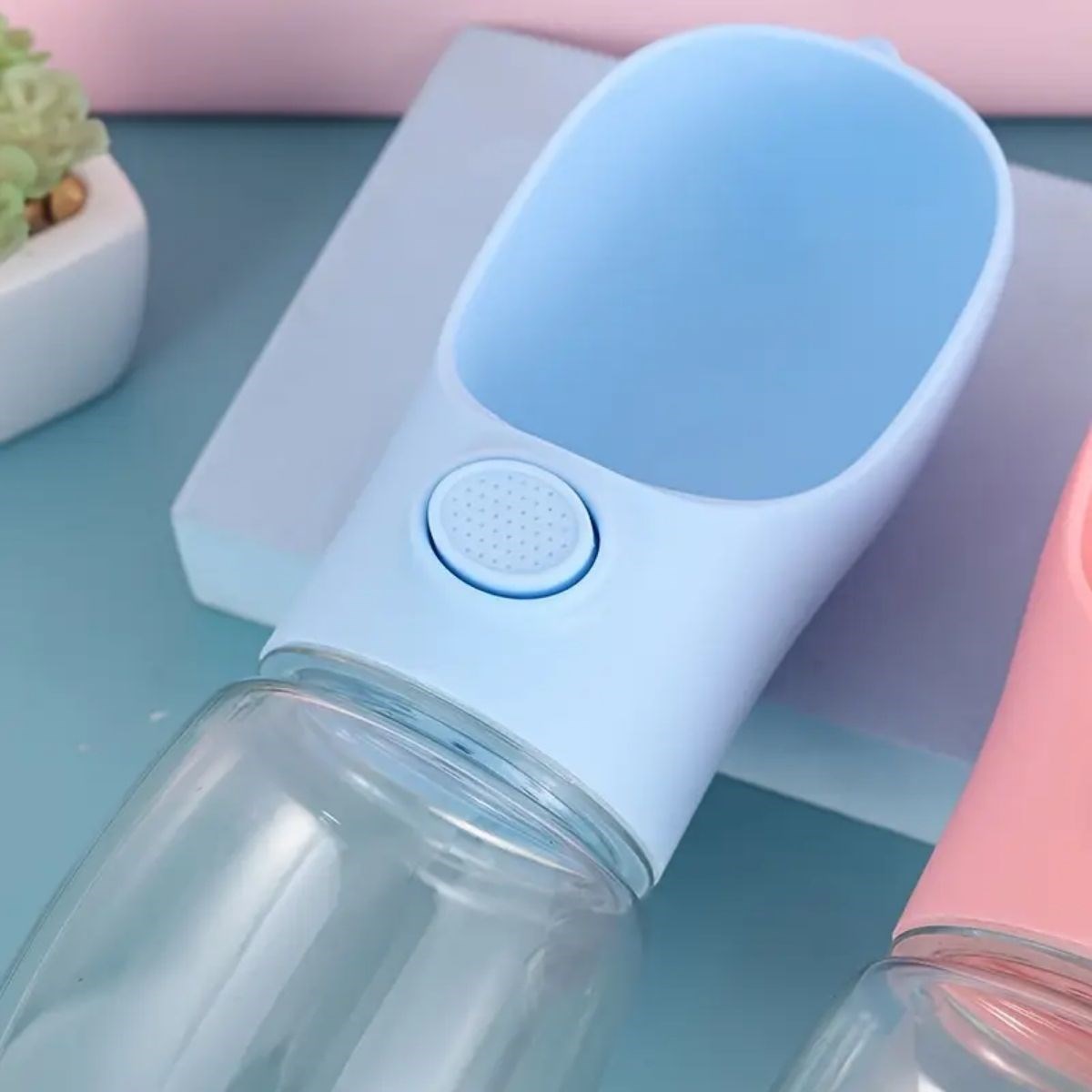 350 ml Portable Pet Water Bottle with Push Button (5347)
