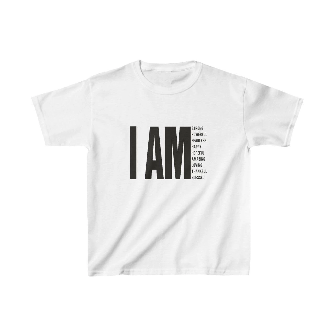 Unisex Kids' Printed T-Shirt - White