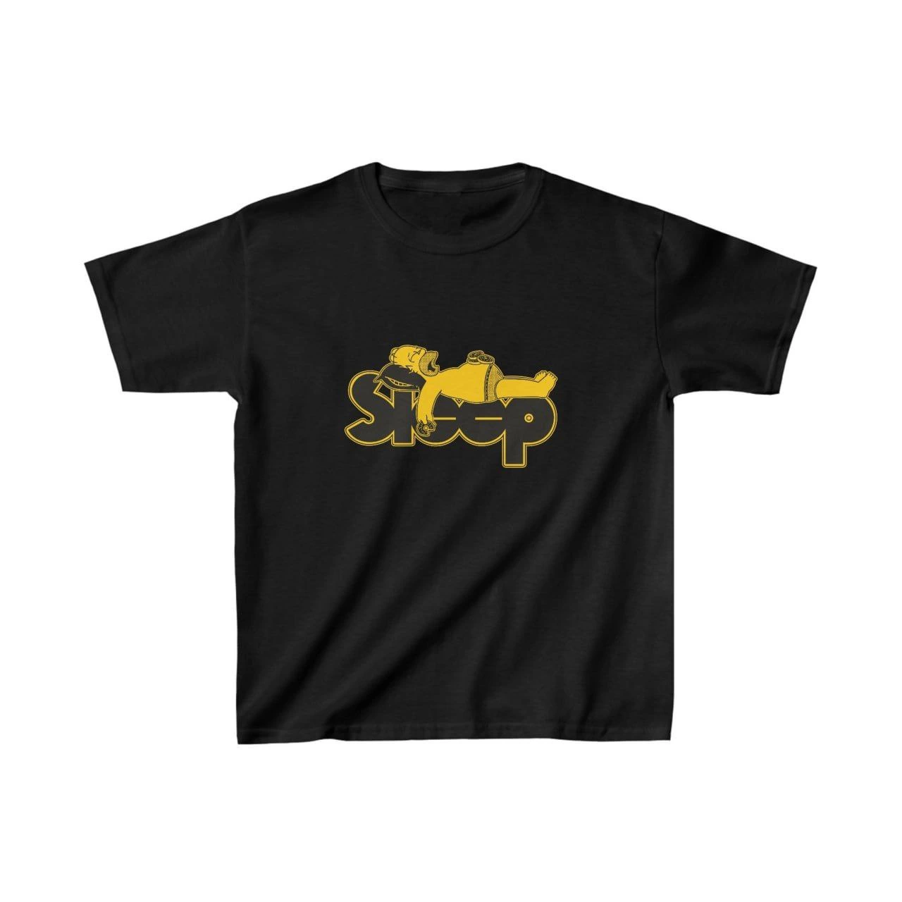 Unisex Kids' Printed T-Shirt - Black