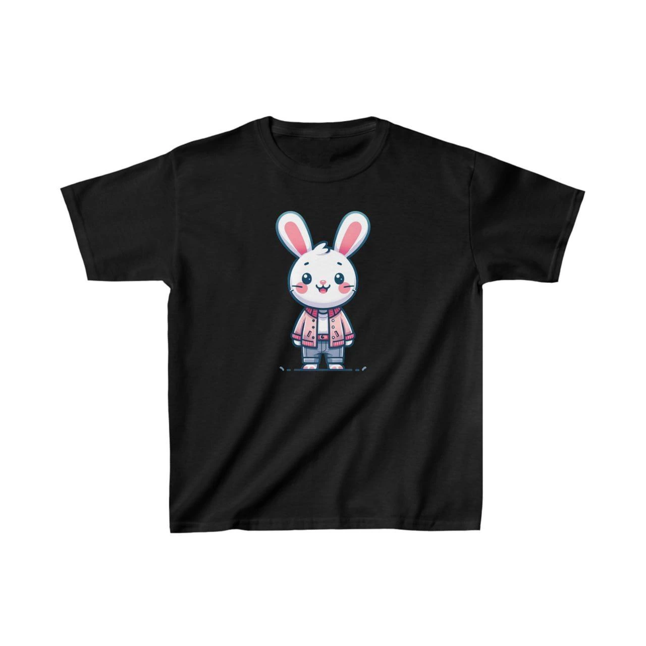 Unisex Kids' Printed T-Shirt - Black