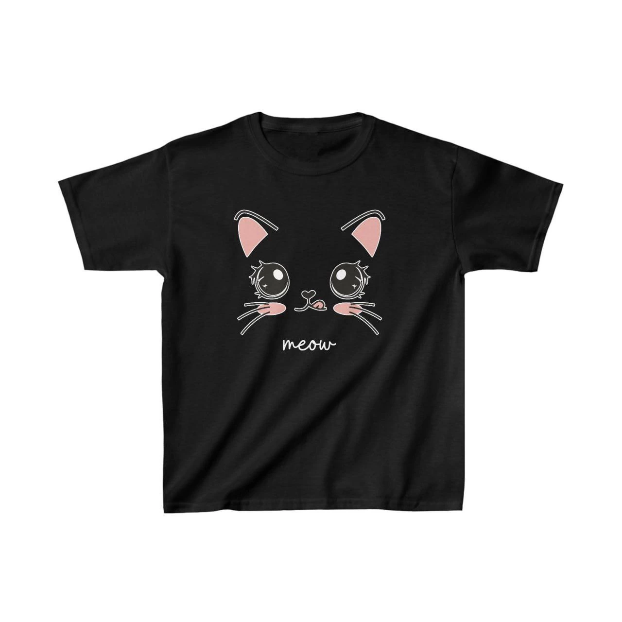 Unisex Kids' Printed T-Shirt - Black