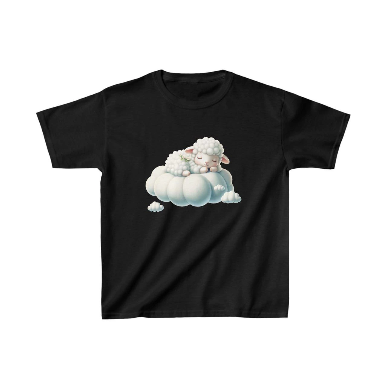 Unisex Kids' Printed T-Shirt - Black
