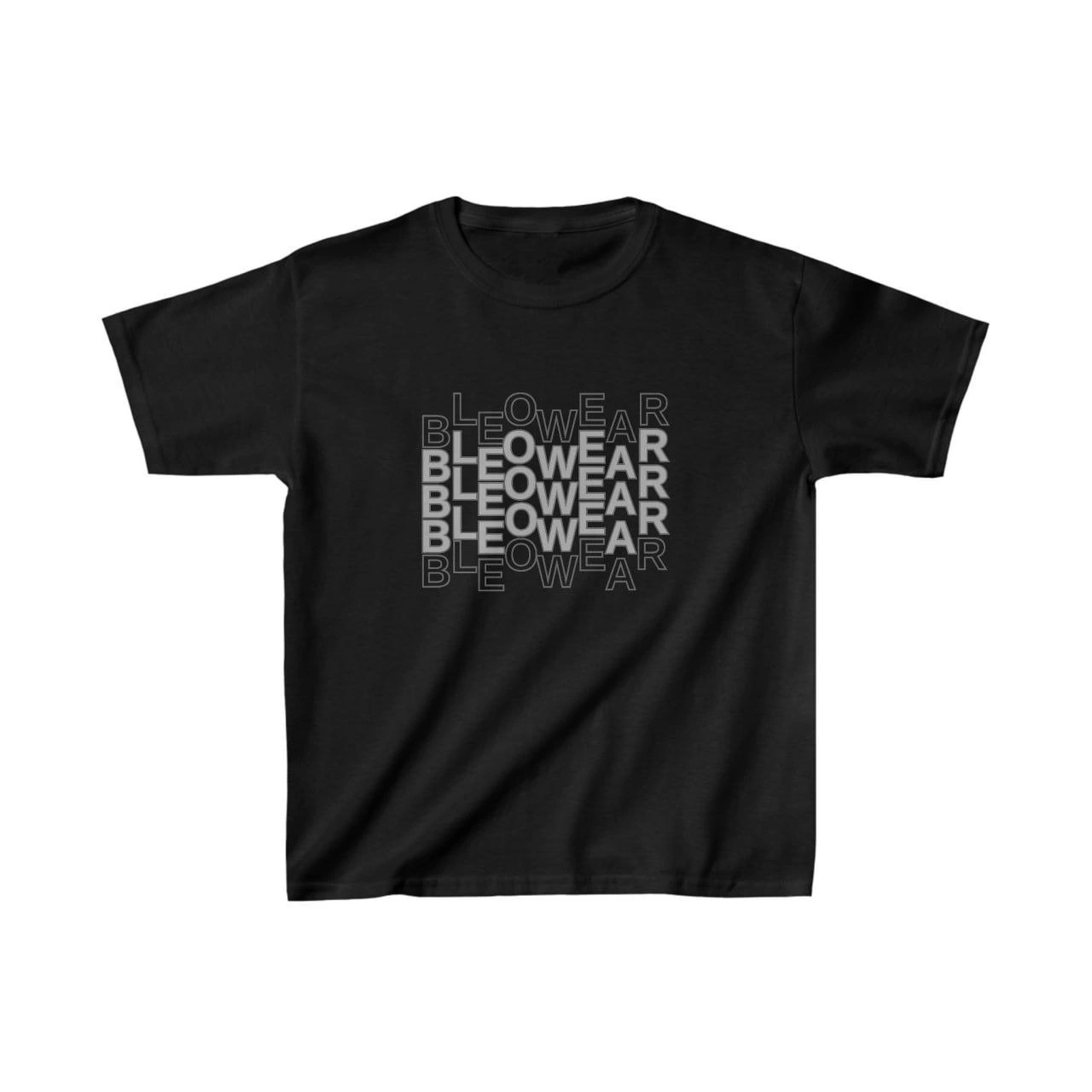 Unisex Kids Printed T-Shirt - Black
