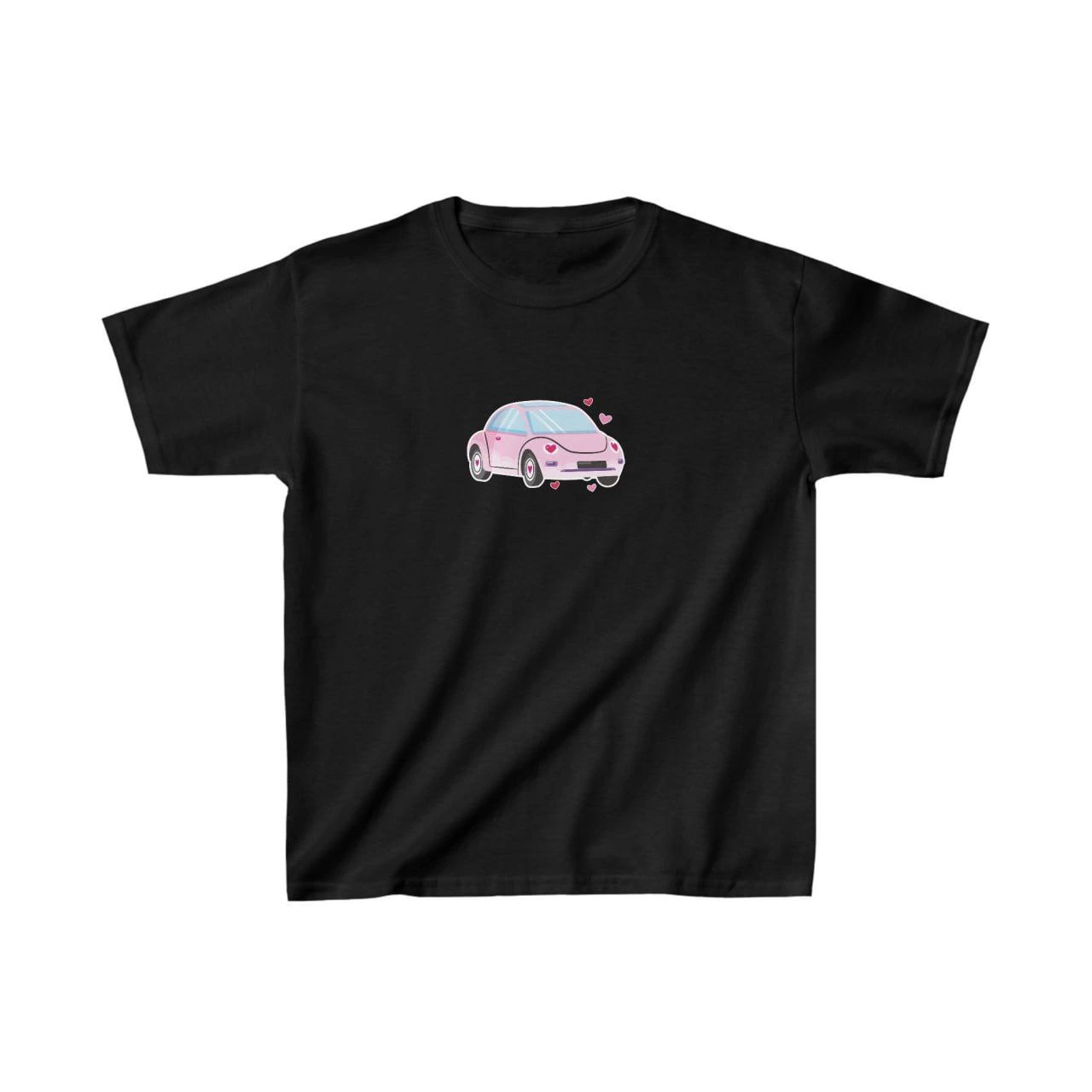 Unisex Kids' Printed T-Shirt - Black