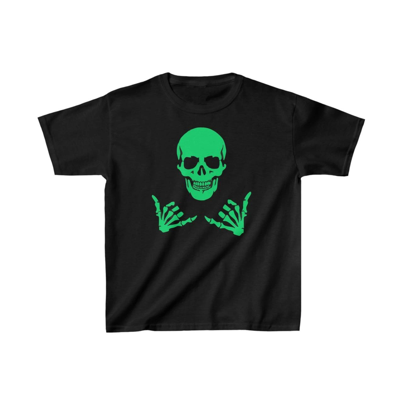 Unisex Kids' Printed T-Shirt - Black
