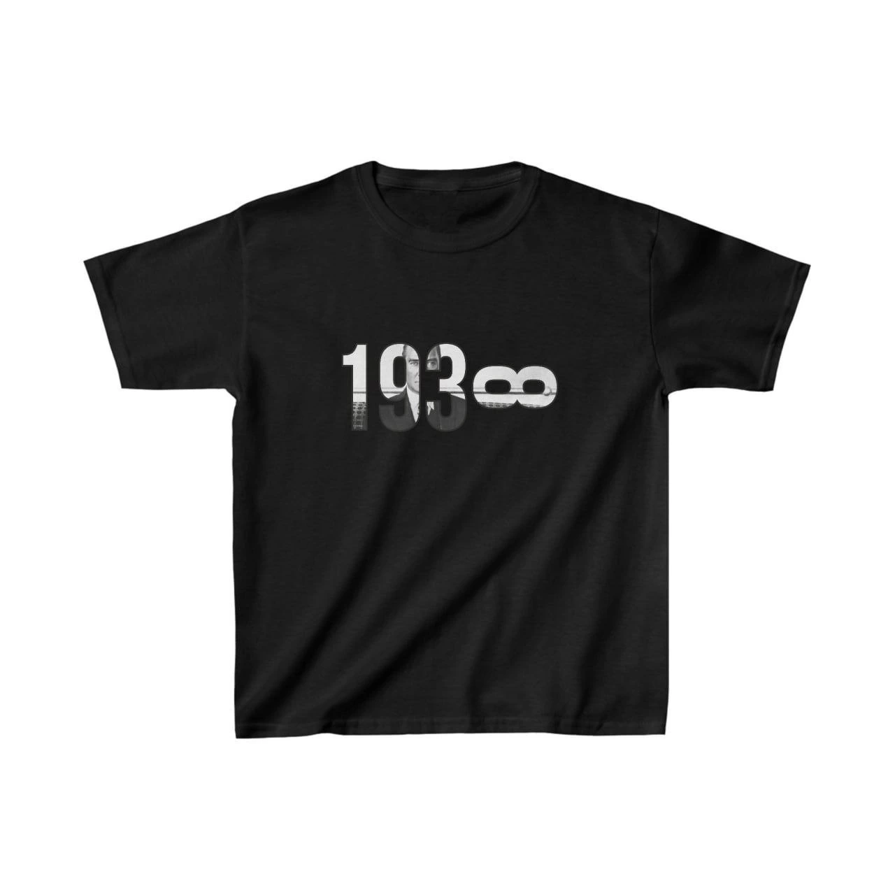 Unisex Kids' Printed T-Shirt - Black