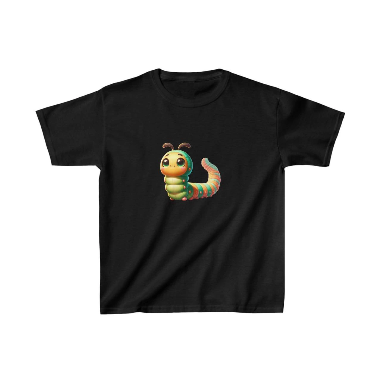 Unisex Kids' Printed T-Shirt - Black