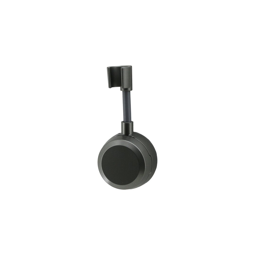 GRAY SUCTION CUP HOOK AND UNHOOK LONG SHOWER CADDY (5347)