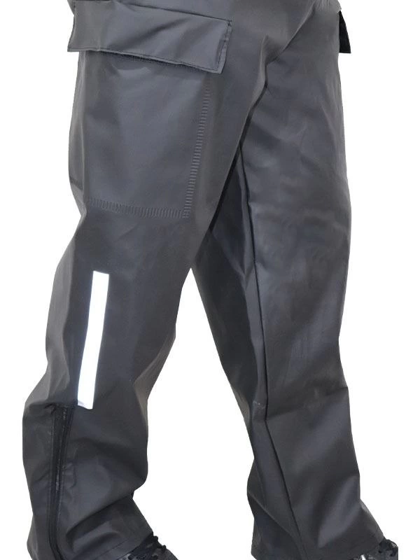 Rain Suit (Bib Overalls and Jacket) - Black