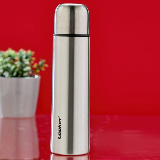 0.5LT KROM TERMOS PASLANMAZ ÇELİK - SIZDIRMAZ KAPAK = BARDAK (5347)
