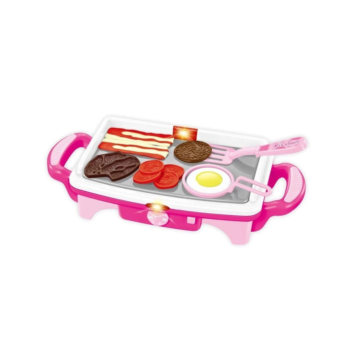 QF2908P-1-QF2908G-1 Işıklı Aksesuarlı Teppanyaki Izgara -Vardem Oyuncak
