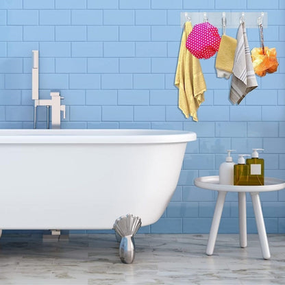 Starixa® 5'li Güçlü Yapışkanlı Şeffaf Duvar Askısı Banyo Mutfak Düzenleyici Pratik Askılık