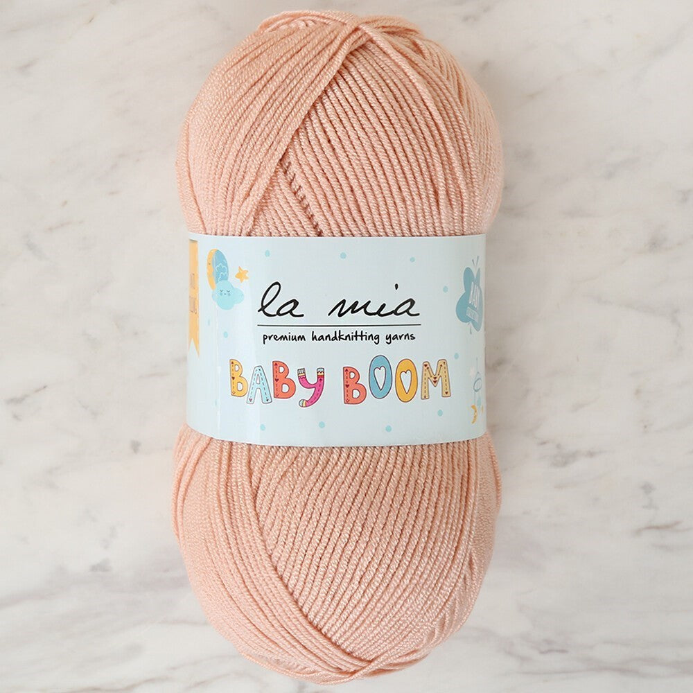 La Mia Baby Boom Salmon Hand Knitting Yarn - 1873 - 34146