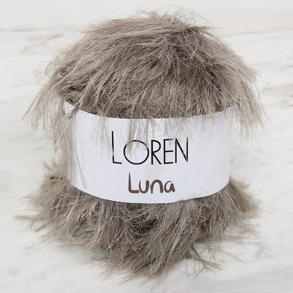 Loren Luna Rabbit Hair Beige Hand Knitting Yarn - R085 - 34008