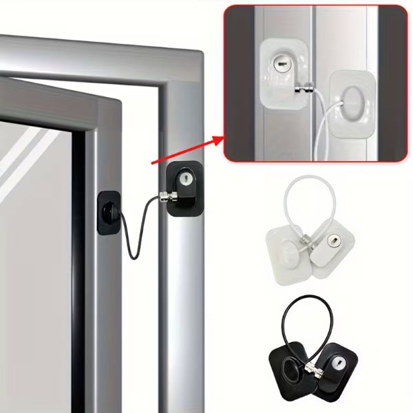Black Plate Rope Safety Lock