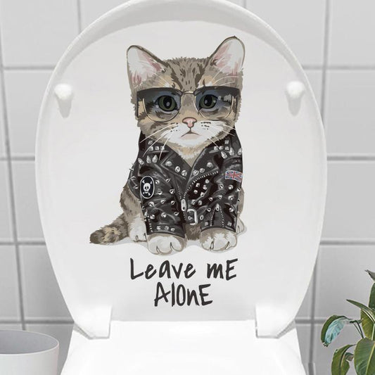 Decohandy Toilet Sticker Leave Me Alone